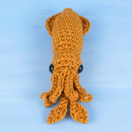 (image for) Baby Cephalopods 1: Octopus & Squid amigurumi crochet patterns - Click Image to Close