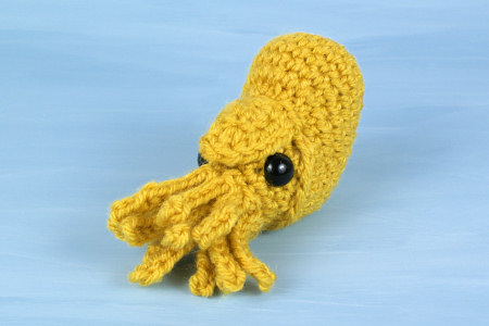 (image for) Baby Cephalopods 2: Cuttlefish & Nautilus crochet patterns - Click Image to Close