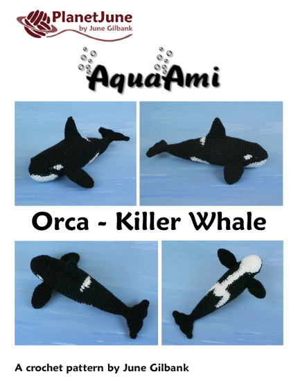 (image for) Orca - Killer Whale - amigurumi crochet pattern - Click Image to Close