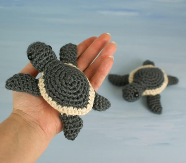 Baby Sea Turtle Collection: FOUR amigurumi crochet patterns - Click Image to Close