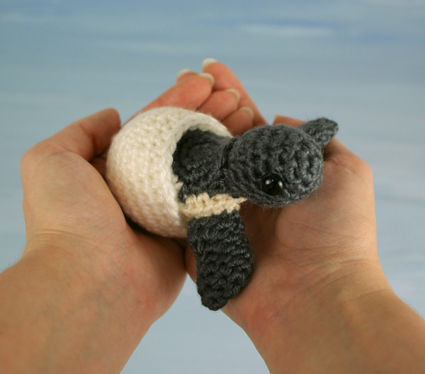 (image for) Baby Sea Turtle Collection: FOUR amigurumi crochet patterns - Click Image to Close