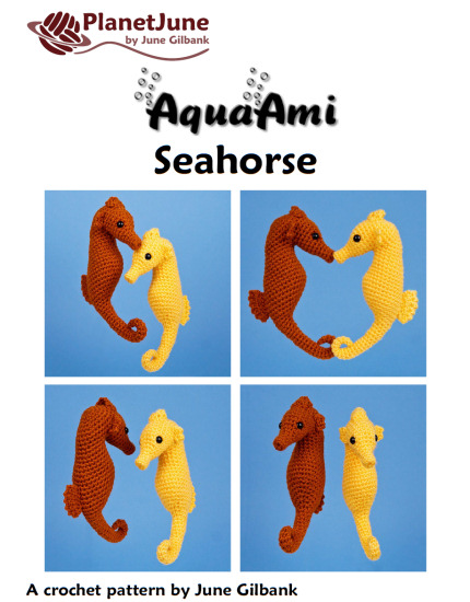 Seahorse amigurumi crochet pattern - Click Image to Close