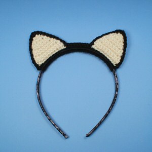 Animal Ears crochet pattern (for hairbands and hats) - Click Image to Close