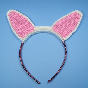 Animal Ears crochet pattern (for hairbands and hats) - Click Image to Close