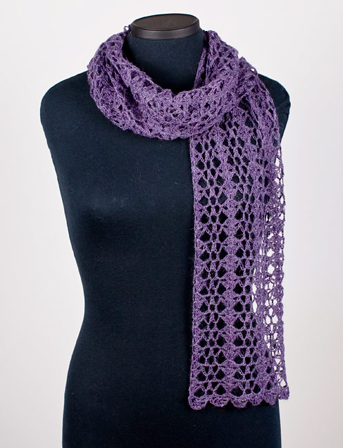 (image for) Gossamer Lace Wrap crochet pattern - Click Image to Close