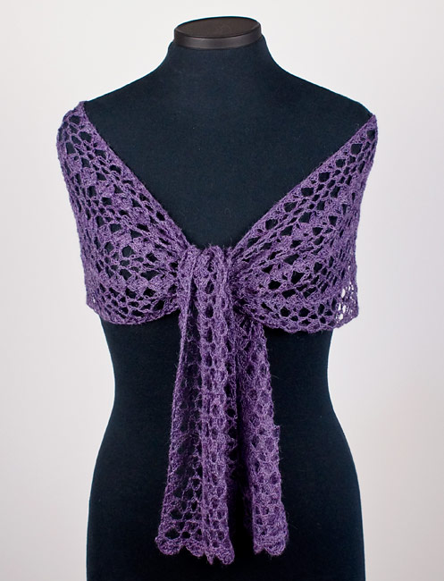 Gossamer Lace Wrap crochet pattern - Click Image to Close