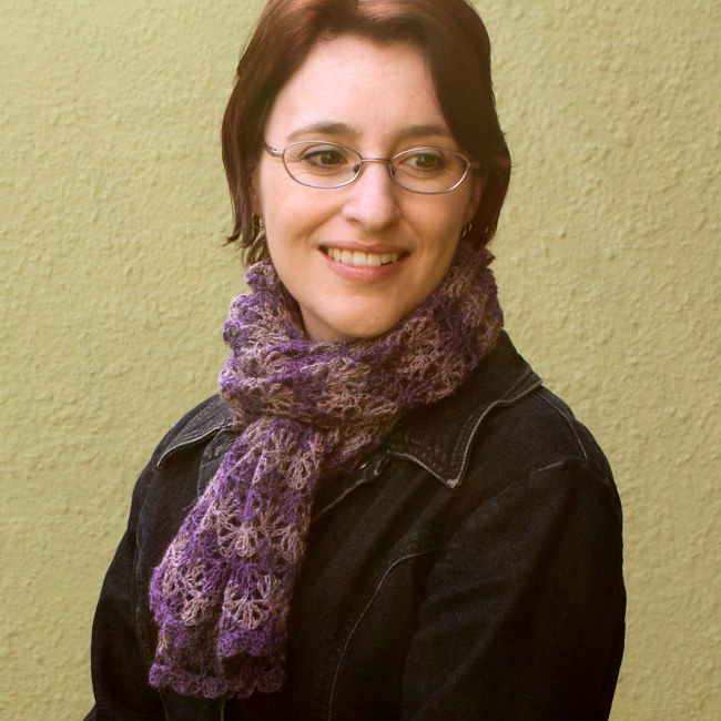 (image for) Rippled Lace Rectangular Shawl crochet pattern - Click Image to Close