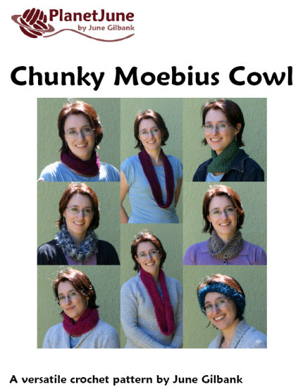 Chunky Moebius Cowl DONATIONWARE crochet pattern - Click Image to Close
