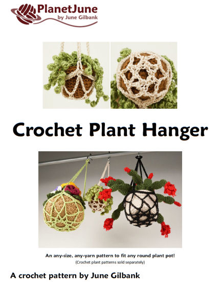 Crochet Plant Hanger DONATIONWARE crochet pattern - Click Image to Close