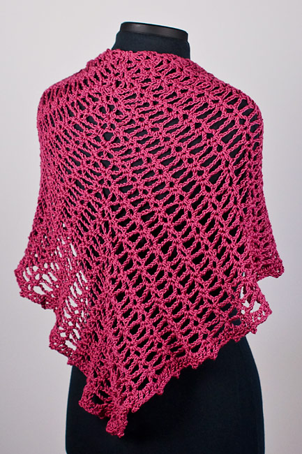 (image for) Sweetheart Lace Shawl crochet pattern - Click Image to Close