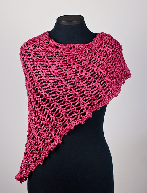 (image for) Sweetheart Lace Shawl crochet pattern - Click Image to Close