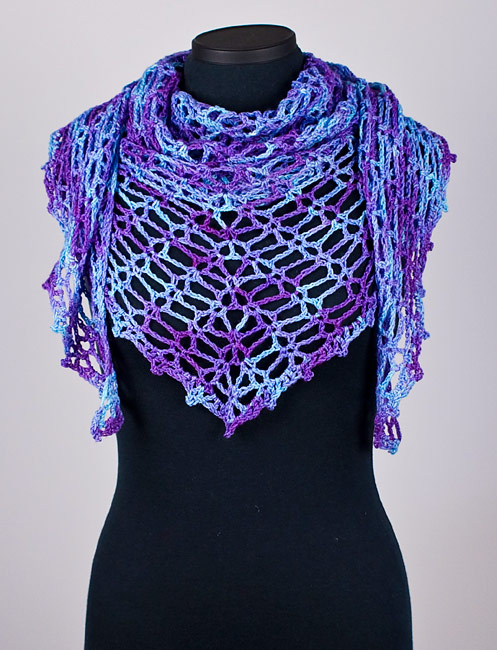 (image for) Sweetheart Lace Shawl crochet pattern - Click Image to Close