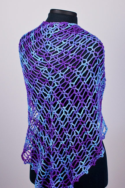 (image for) Sweetheart Lace Shawl crochet pattern - Click Image to Close