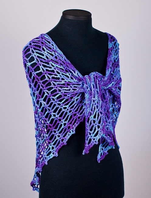 (image for) Sweetheart Lace Shawl crochet pattern - Click Image to Close