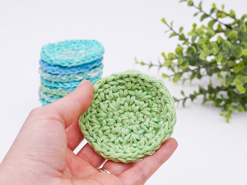 Eco-Friendly Cosmetic Rounds DONATIONWARE crochet pattern - Click Image to Close