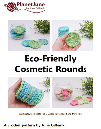 (image for) Eco-Friendly Cosmetic Rounds DONATIONWARE crochet pattern - Click Image to Close