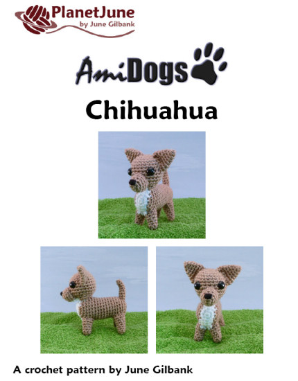 (image for) AmiDogs Chihuahua amigurumi crochet pattern - Click Image to Close