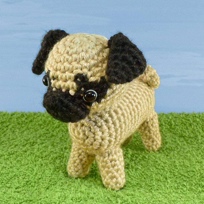 (image for) AmiDogs Pug amigurumi crochet pattern - Click Image to Close