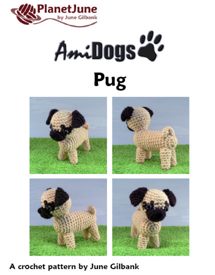 AmiDogs Pug amigurumi crochet pattern - Click Image to Close