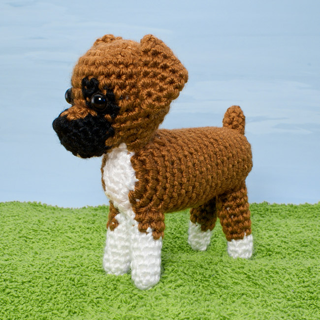 AmiDogs Boxer amigurumi crochet pattern : PlanetJune Shop, cute and  realistic crochet patterns & more