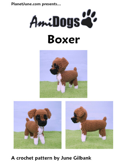 AmiDogs Boxer amigurumi crochet pattern - Click Image to Close