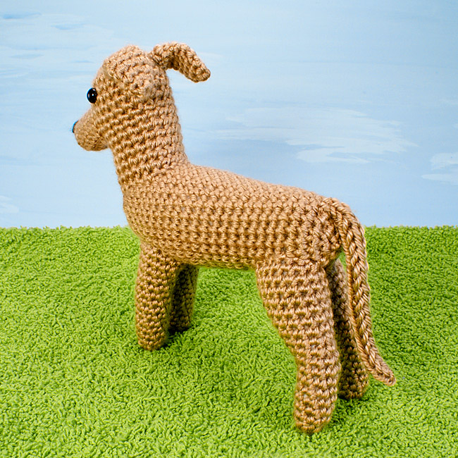 (image for) AmiDogs Greyhound (or Whippet) amigurumi crochet pattern - Click Image to Close