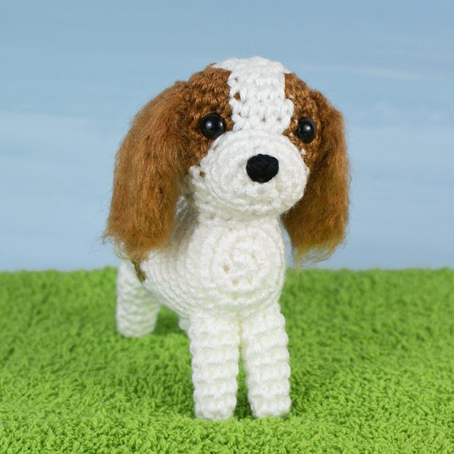 (image for) AmiDogs King Charles Spaniel amigurumi crochet pattern - Click Image to Close