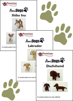 AmiDogs CUSTOM SET (pick any 3) amigurumi crochet patterns - Click Image to Close