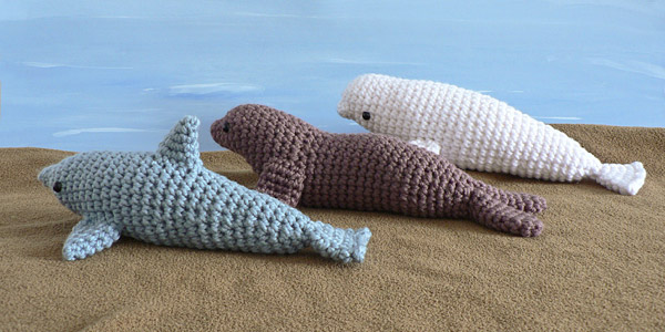 AquaAmi Set 1 - THREE amigurumi crochet patterns - Click Image to Close