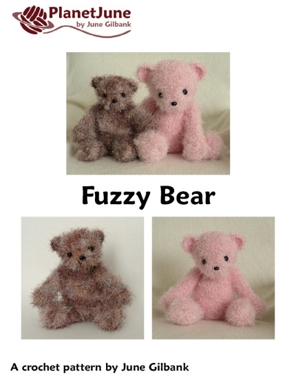 (image for) Fuzzy Bear amigurumi crochet pattern - Click Image to Close