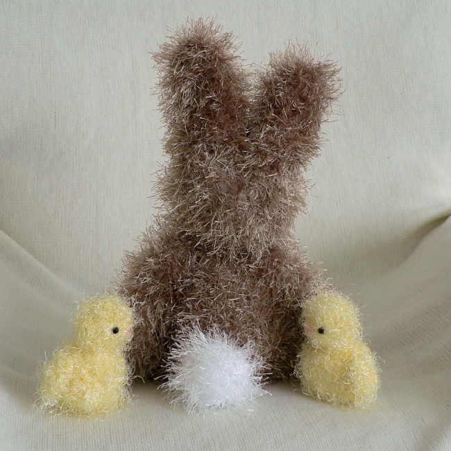 (image for) Fuzzy Bunny & Chick amigurumi crochet pattern - Click Image to Close