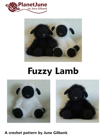 (image for) Fuzzy Lamb amigurumi crochet pattern - Click Image to Close
