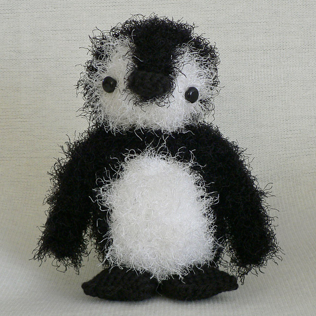 (image for) Fuzzy Penguin amigurumi crochet pattern - Click Image to Close
