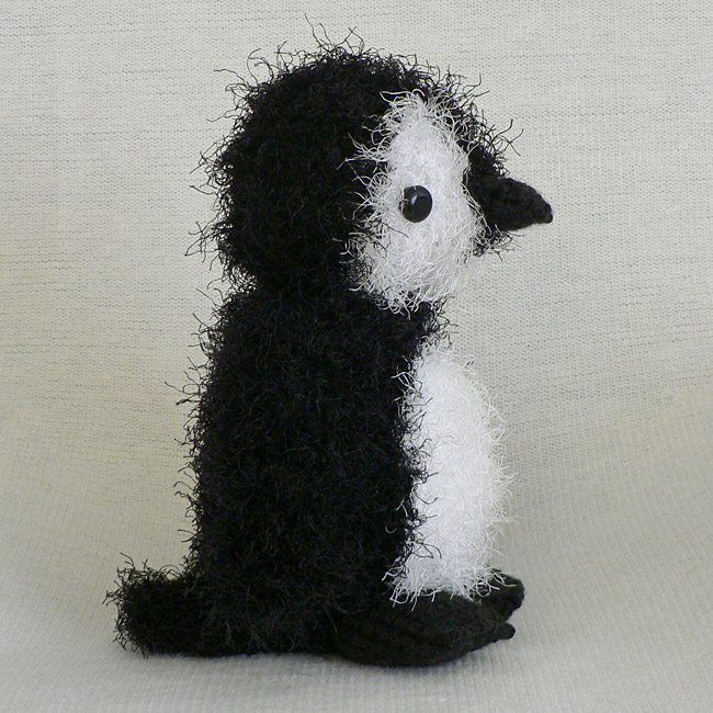 (image for) Fuzzy Penguin amigurumi crochet pattern - Click Image to Close