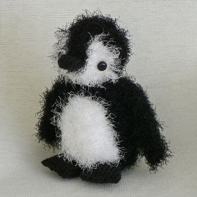 (image for) Fuzzy Penguin amigurumi crochet pattern - Click Image to Close