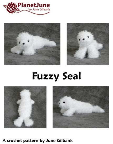 (image for) Fuzzy Seal amigurumi crochet pattern - Click Image to Close