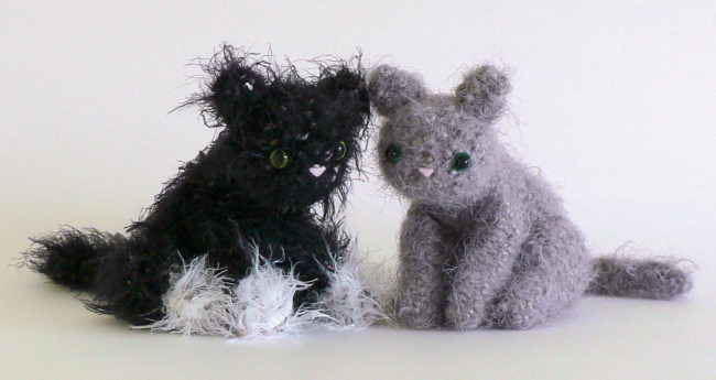(image for) Fuzzy Kitten amigurumi crochet pattern - Click Image to Close