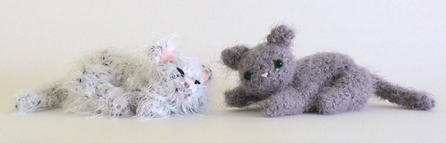 Fuzzy Kitten amigurumi crochet pattern - Click Image to Close