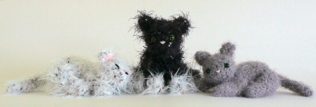 (image for) Fuzzy Kitten amigurumi crochet pattern - Click Image to Close