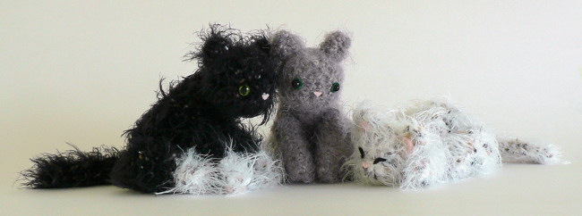 (image for) Fuzzy Kitten amigurumi crochet pattern - Click Image to Close