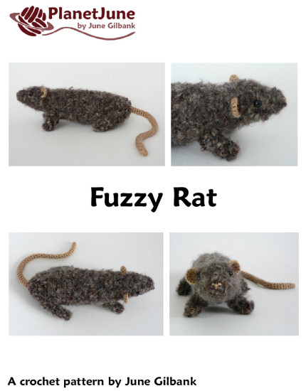 Fuzzy Rat amigurumi crochet pattern - Click Image to Close