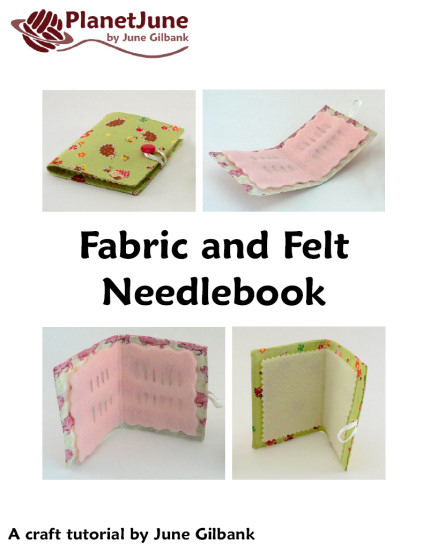 Fabric and Felt Needlebook DONATIONWARE sewing tutorial - Click Image to Close