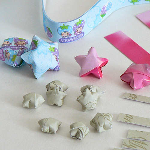 Make Folded Paper Stars  Origami lucky star, Origami crafts, Origami  crafts diy