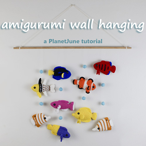 Amigurumi Wall Hanging DONATIONWARE craft tutorial - Click Image to Close