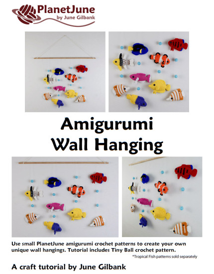 Amigurumi Wall Hanging DONATIONWARE craft tutorial - Click Image to Close