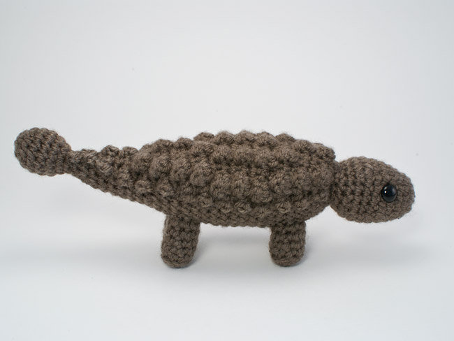 (image for) Ankylosaurus - amigurumi dinosaur crochet pattern - Click Image to Close