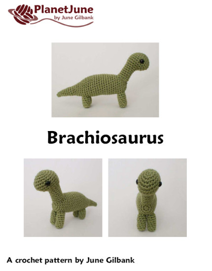 Brachiosaurus - amigurumi dinosaur crochet pattern - Click Image to Close