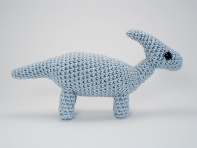 Parasaurolophus - amigurumi dinosaur crochet pattern - Click Image to Close