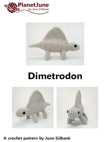(image for) Dimetrodon - amigurumi dinosaur crochet pattern - Click Image to Close