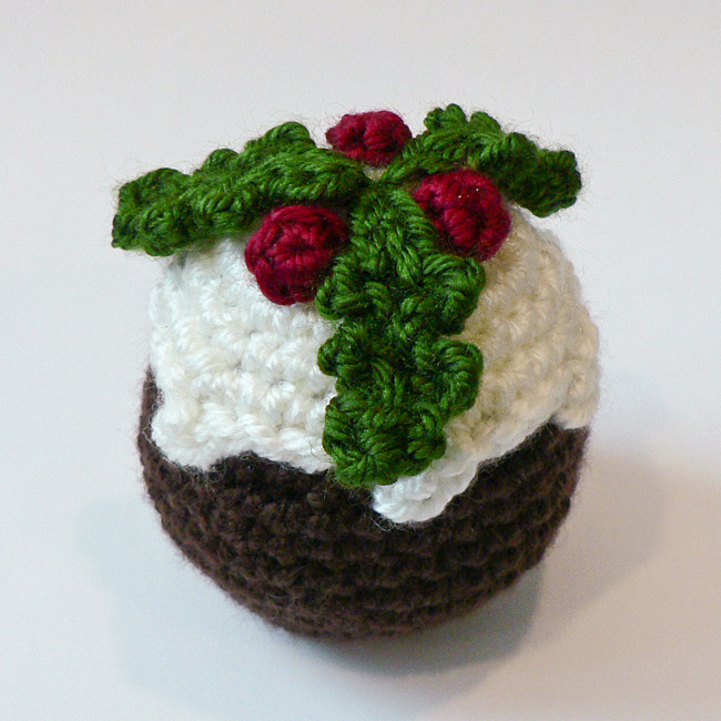 Christmas Pudding DONATIONWARE crochet pattern - Click Image to Close